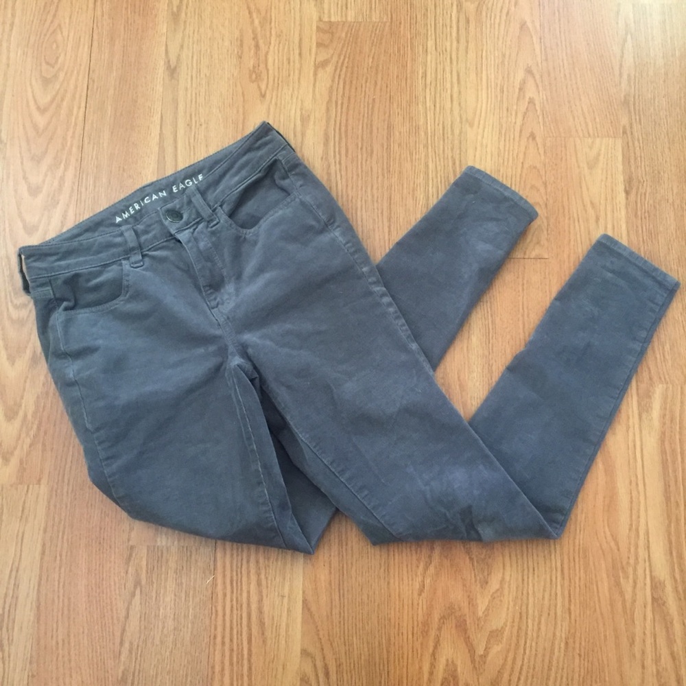 Grey Corduroy Jeans